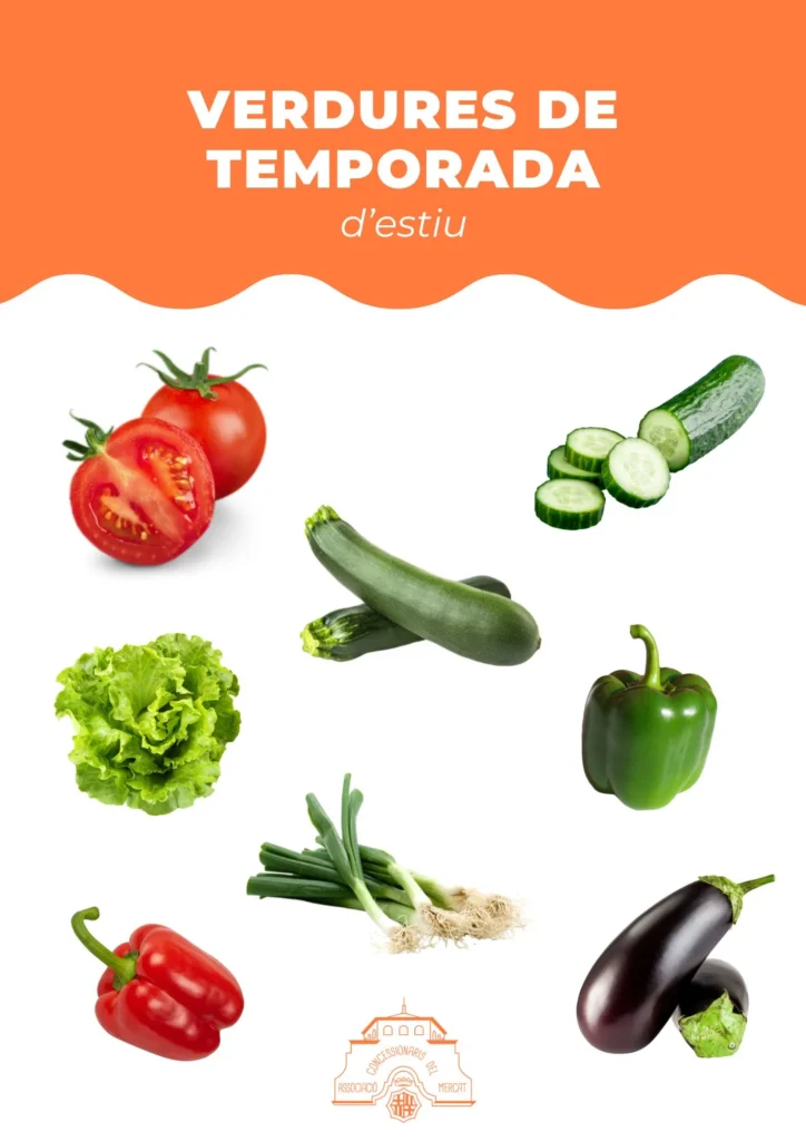 Verdures de temporada d'estiu